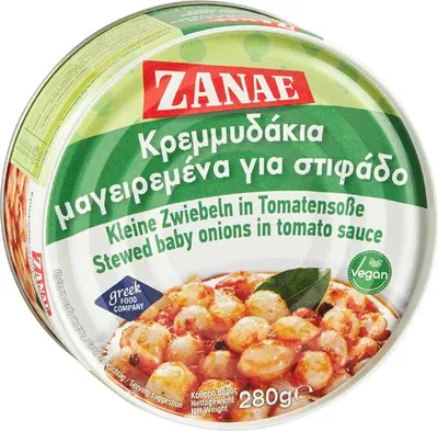 Produktbild von ZANAE | Kleine Zwiebeln in Tomatensauce | stewed baby onions | 280 g