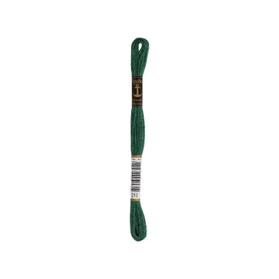 Produktbild von Anchor Sticktwist 4635000-00212 buchsgrün Stickgarn, 100 % Baumwolle