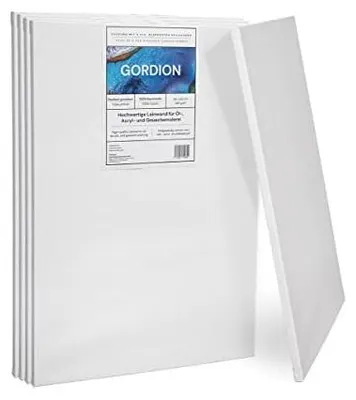 Keilrahmen Set 5er-Pack 40x60 cm 280 g/m² Baumwolle