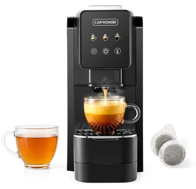 Productafbeelding van Koffiemachine E.s.e. pad - 19 bar - Touchscreen - 4 drankopties - Compact