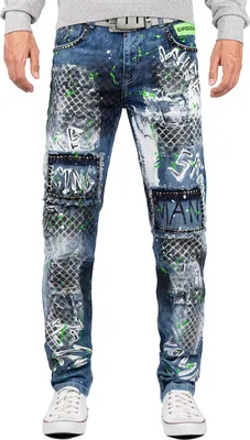 Produktbild von Cipo & Baxx Herren Jeans CD591 Blau W42/L34