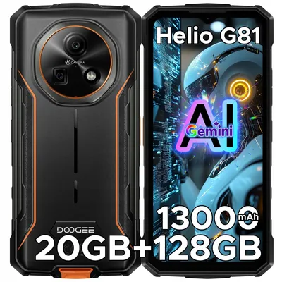 Zdjęcie produktu dla Smartfon DOOGEE Fire 5 Pro 4+16 GB / 128 GB 4G LTE Pomarańczowy Orange