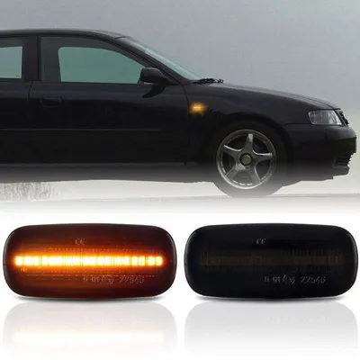Produktbild von Led Seitenblinker für AUDI A2 8Z | A3 8L | A4 8D | A6 C5 | SCHWARZ