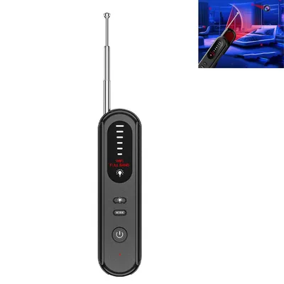 Produktbild von Kamera- & Abhörschutz-Detektor, drahtloser Signal Scanner mit Infrarot, GPS-Ortungsfinder, 6 Empfindlichkeitsstufen, für Zuhause, Büro & Reisen
