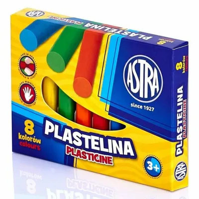 Produktbild von ASTRA Plastilin Basic 8 Farben, 83814902
