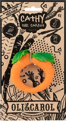 Immagine prodotto di Oli&carol Cathy La Carota Teether Trasparente Trasparente Taglia Unica