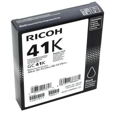 Image de Ricoh Patrone GC41K       black      2400 Seiten      405761