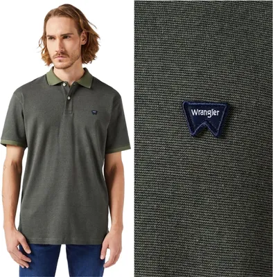Immagine prodotto di WRANGLER uomo, T-shirt POLO SHIRT, S, verde, sport, tshirt, camicia