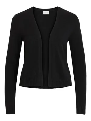 Produktbild von VILA Kurze Feinstrick Cardigan Stretch Basic Jacke ohne Verschluss VIRIL Größe: XL