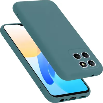 Obrázek produktu pro Cadorabo pouzdro pro Honor X8 5G kryt silikonový kryt mobilního telefonu pouzdro z tekutého silikonu, odolné proti poškrábání a nárazům ochranný kryt pro Honor X8 5G