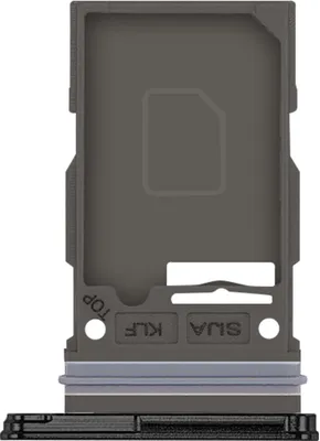 Obrázek produktu pro Náhradní díl Držák SIM karty pro Samsung Galaxy S22 - Phantom Black