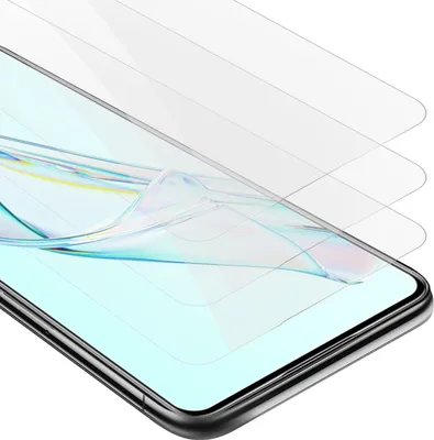Immagine prodotto di Cadorabo 3x proteggi schermo blindato per ZTE Axon 30 in vetro temperato trasparente