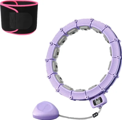 Produktbild von Hula-Hoop-Reifen, Smart Hula Hoop, 21 Abschnitt, 360°Massage zählbare einstellbar, mit einem Hüftgürtel
