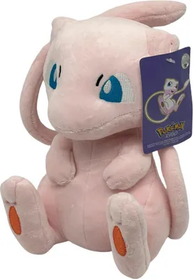 Produktbild von Mew Plüschtier 25 cm – Pokémon Kuscheltier – Weiches Spielzeug für Kinder