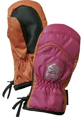 Productafbeelding van Havaiana HESTRA Baby Zip handschoenen. Fuchsia/ORANJE, maat 3