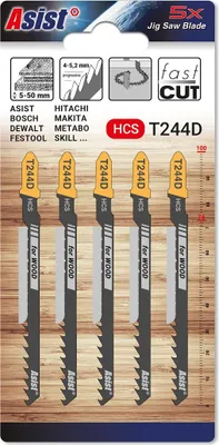 Produktbild von Sägenblätter zum rechten Stapel für Holz - 5pcs Assist 05-5104