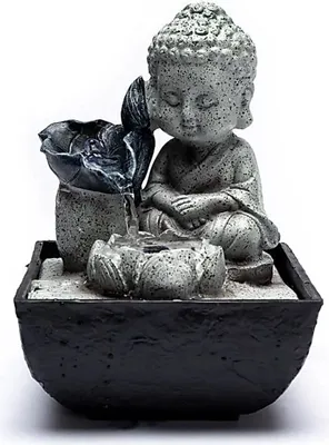Produktbild von Kleiner Buddha Springbrunnen -- 14x14x21.5cm