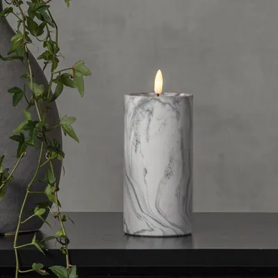 Produktbild von Star Trading Flamme Marble, Grau, Schlafzimmer, Wohnzimmer, IP20, 1 Glühbirne(n), LED, 0,03 W