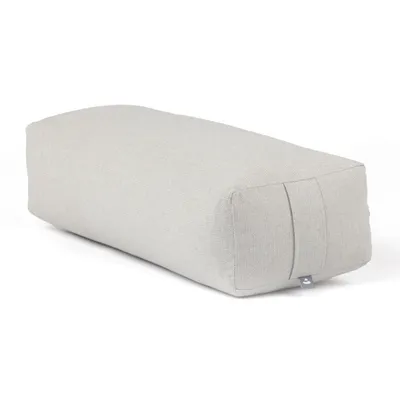 Produktbild von SALAMBA Yoga Bolster CLASSIC dobby grau | Kapok