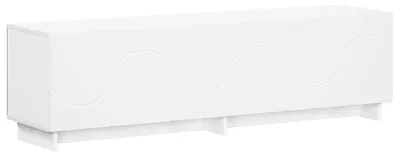Obrázek produktu pro TV stolek, rozměry 140 x 34,5 x 40 cm, bílá barva, materiál: dřevotříska