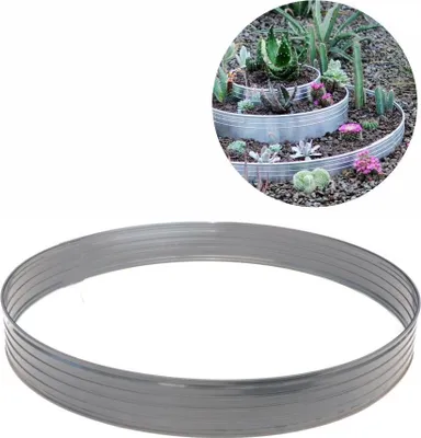 Produktbild von Baumring aus Alu Höhe 140 mm Durchmesser 1.2 m | Baumumrandung | Pflanzringe | Beeteinfassung | Rasenkante rund