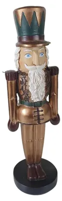 Image de Figurine décorative de casse-noix, 24 cm - Décoration de Noël pour le salon et le jardin