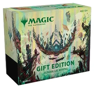 Zdjęcie produktu dla Magic: The Gathering Zendikar Rising Holiday Gift Fat Pack Bundle