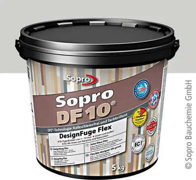 Produktbild von Sopro DF 10 Fliesen 5 kg Design Fuge Fugenmasse Fugenmörtel 1-10mm manhattan-77