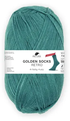Produktbild von Pro Lana Golden Socks RETRO Merino extrafein 100 g 4-fach Sockenwolle Farbe 2165