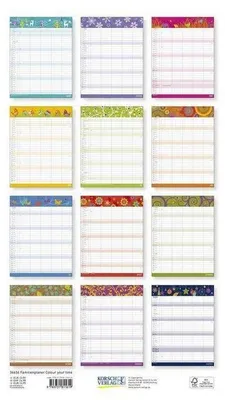 Produktbild von Familienplaner Colour your time 2016