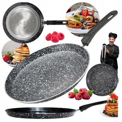 Produktbild von Zilner Marmor Pfannkuchenpfanne 22cm Antihaft Induktion