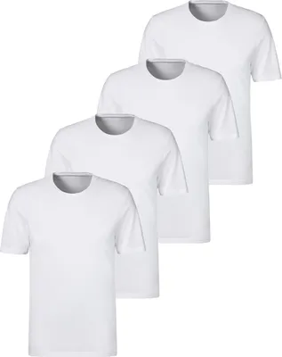 Produktbild von s.Oliver 4er Pack Basic Unterhemd / Shirt Kurzarm Shirt mit Kurzarm und Rundhals-Ausschnitt, Weich und elastisch, Vielseitig kombinierbar