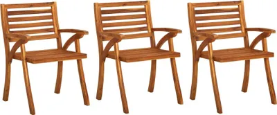 Produktbild von VidaXL 3060829, Terrasse, Gepolsterter Sitz, Akazienholz, Polyester, 50 cm, 50 cm