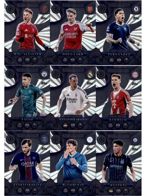 Produktbild von Topps - Match Attax Champions League 2025/26 - Trading Cards - Alle 9 Platinum Pull Karten