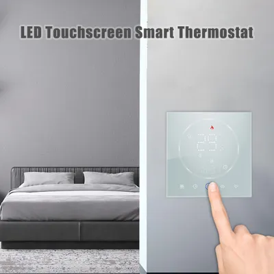 Obrázek produktu pro Inteligentní termostat 3A Digitální programovatelný LED displej Regulátor teploty podlahového vytápění Inteligentní nástěnný pro vodu pro vodu