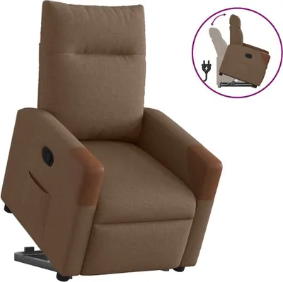 Image de Fauteuil inclinable Marron Tissu