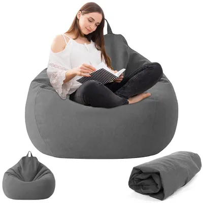 Produktbild von XL Sitzsack für Kinder und Erwachsene Dunkelgrau