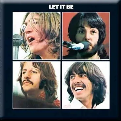 Immagine prodotto di Magnete dei Beatles dell'album *Let It Be*