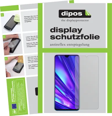 Produktbild von 6x Schutzfolie für Oppo Realme 5 matt Displayschutzfolie Folie Display Schutz dipos