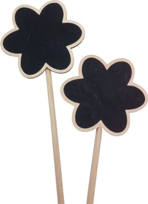 Produktbild von Pflanzenstecker Pflanzenschild Stecketiketten Kreide Garten Beschriften Holzschilder Kräuter Blumen