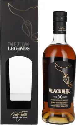 Produktbild von Black Bull 30 Years Old Double Matured Nick Faldo Limited Edition 50% Vol. 0,7l in Geschenkbox