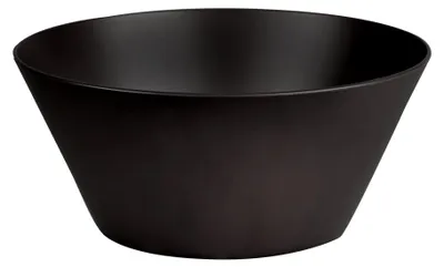 Salatschüssel Kunststoff Ø 24,8 cm, spülmaschinengeeignet, schwarz