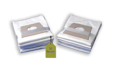 Productafbeelding van 30 stofzuigzakken, compatibel met PRIVILEG 999 300, 30 stofzuigzakken + 6 microfilters, compatibel met Swirl S60 stofzuigzakken