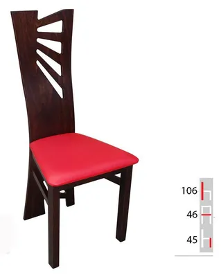 Obrázok produktu pre Massivholz Stuhl Esszimmerstuhl Designer Leder Stuhl Stühle Esszimmerstühle K56