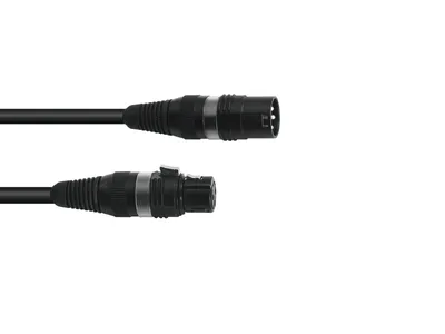 Produktbild von DMX Kabel XLR 3pol 1m sw Hicon
