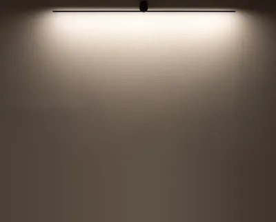 Zdjęcie produktu dla Kinkiet LED SPIN czarno-biały 10W Ciepła biel 360lm aluminium wym:5,5x66x12,5cm IP20 Nowodvorski Lighting