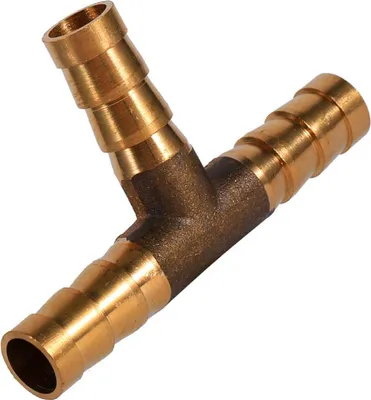 Zdjęcie produktu dla Mosiężny trójnik 3-drożny łącznik węża paliwowego 8 mm do rury gazowej sprężonego powietrza