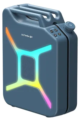 Immagine prodotto di Altoparlante portatile da festa, suono a 360°, luci RGB dinamiche, blu