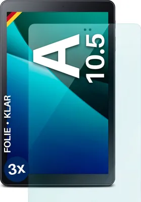 Produktbild von moex® 3x Schutzfolie kompatibel mit Samsung Galaxy Tab A 10.5 - Displayschutzfolie dünn Folie, Klar