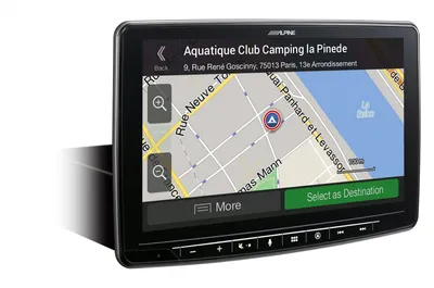 Immagine prodotto di Alpine INE-F904DC | Sistema di navigazione a 1 DIN con touchscreen da 9 pollici, profili per autocarri e camper, DAB+, HDMI, Apple CarPlay e Android Auto